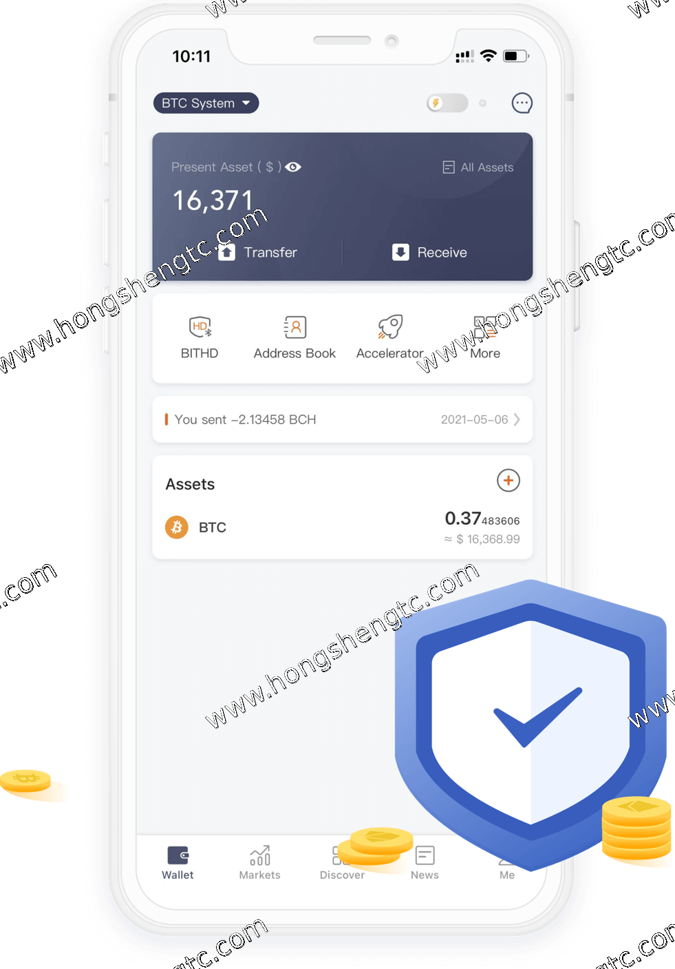 波比钱包 App · 资产管理与安全防护